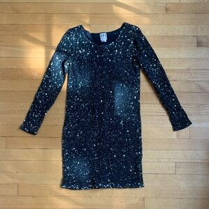 Haute Hippie Green Sequin Embellished Dress